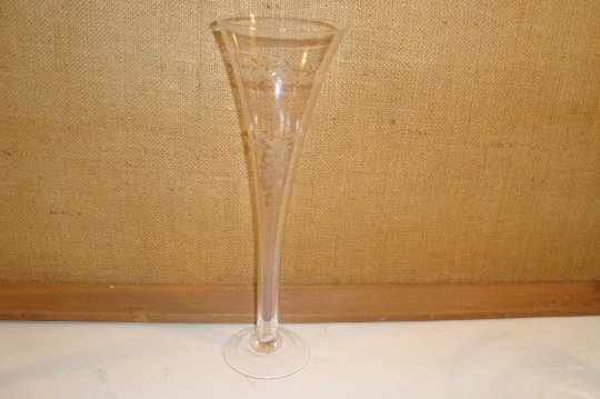 Gammel Champagne Glas